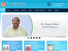 Tablet Screenshot of drsanjaisahai.com